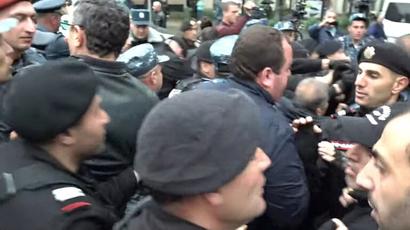 The police detained 244 participants of the protest