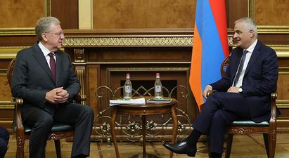 Մհեր Գրիգորյանը և Ալեքսեյ Կուդրինը քննարկել են հայ-ռուսական հարաբերությունների օրակարգային հարցեր