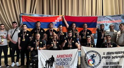 Հայաստանի ներկայացուցիչները 11 ոսկե, 5 արծաթե և 6 բրոնզե մեդալ են նվաճել հաշմանդամային բազկամարտի Եվրոպայի առաջնությունում