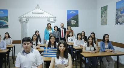 Կարևորում ենք համագործակցությունը. Ժաննա Անդրեասյանը և Սոֆիա Զախարակին այցելել են հայ-հունական պետական քոլեջ