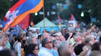 Ընդդիմությունը բողոքի ակցիա է անցկացնում Բաղրամյան պողոտայում |armenpress.am|