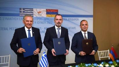 Հայաստանի, Հունաստանի և Կիպրոսի միջև ստորագրվել է սփյուռքի հարցերի շուրջ եռակողմ համագործակցության հուշագիր