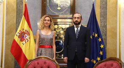 Արարատ Միրզոյանը հանդիպել է Իսպանիայի կոնգրեսի նախագահին