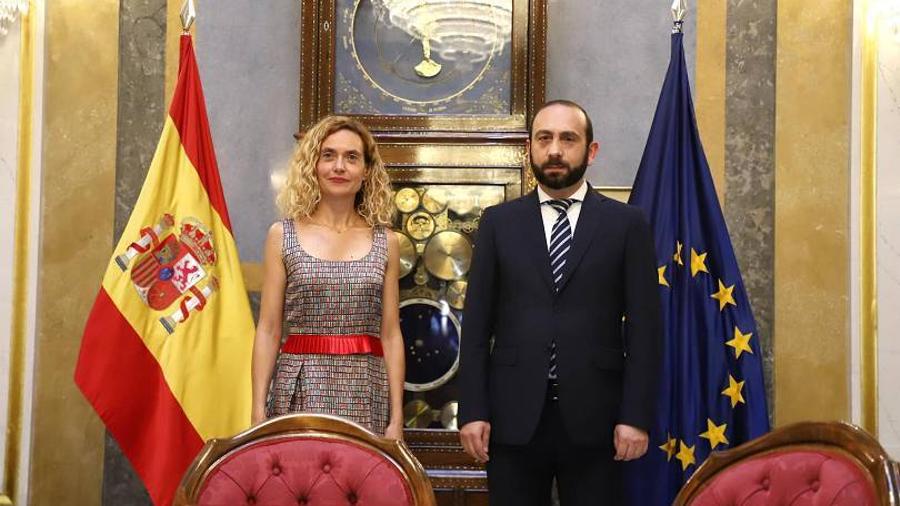Արարատ Միրզոյանը հանդիպել է Իսպանիայի կոնգրեսի նախագահին
