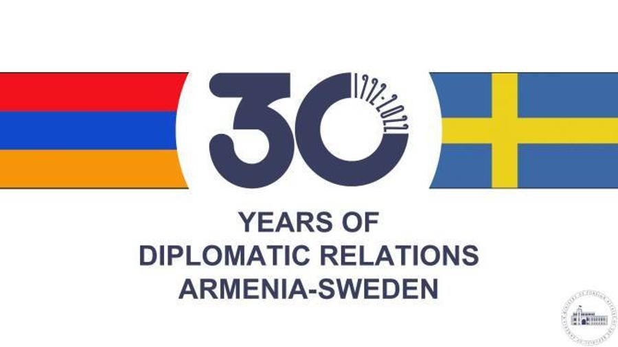 Շվեդիայի և Հայաստանի միջև դիվանագիտական հարաբերությունների հաստատման 30-ամյակի կապակցությամբ երկու երկրների ԱԳ նախարարներն ուղերձներ են փոխանակել

