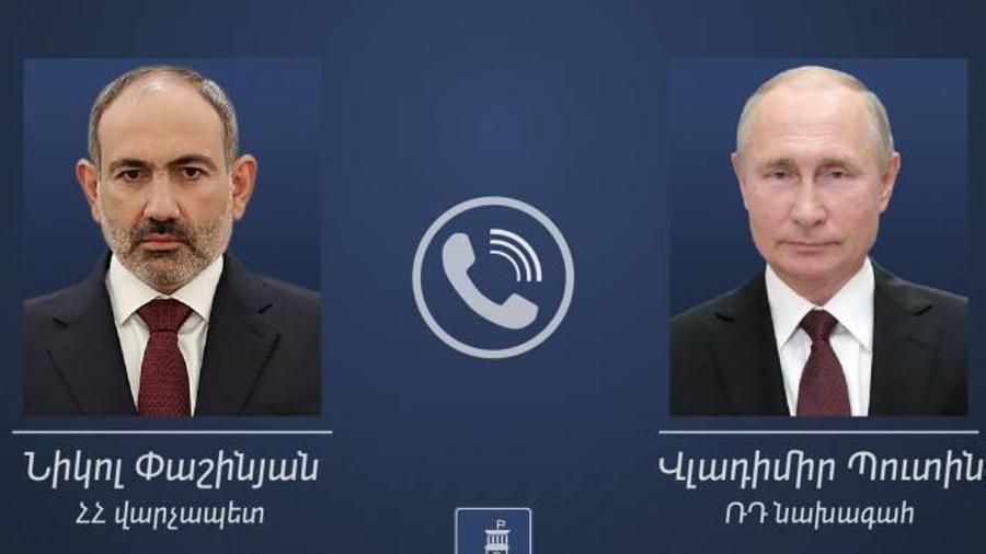 Armenian PM and Russian President discuss developments in the situation around Nagorno Karabakh
