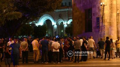 A protest action held near the Armenian government building for Berdzor, Aghavno, and Sus |armenpress. am|