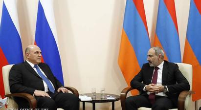 Հայաստանի և Ռուսաստանի կառավարությունների ղեկավարները քննարկել են առևտրատնտեսական համագործակցության առանցքային հարցեր |armenpress.am|