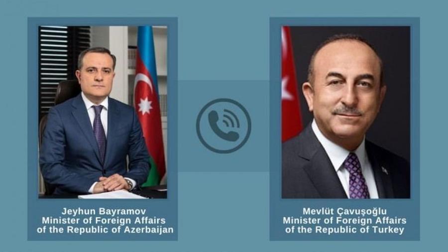 Թուրքիայի և Ադրբեջանի ԱԳ նախարարները հեռախոսազրույց են ունեցել
 |ermenihaber.am|