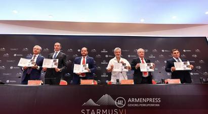 Մարվեց և շրջանառության մեջ դրվեց մեկ նամականիշով գեղաթերթիկ «Սթարմուս» 6-րդ միջազգային փառատոնը Երևանում» թեմայով |armenpress.am|