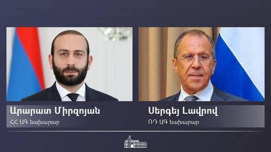 Mirzoyan informed Lavrov about the situation created as a result of Azerbaijani aggression 