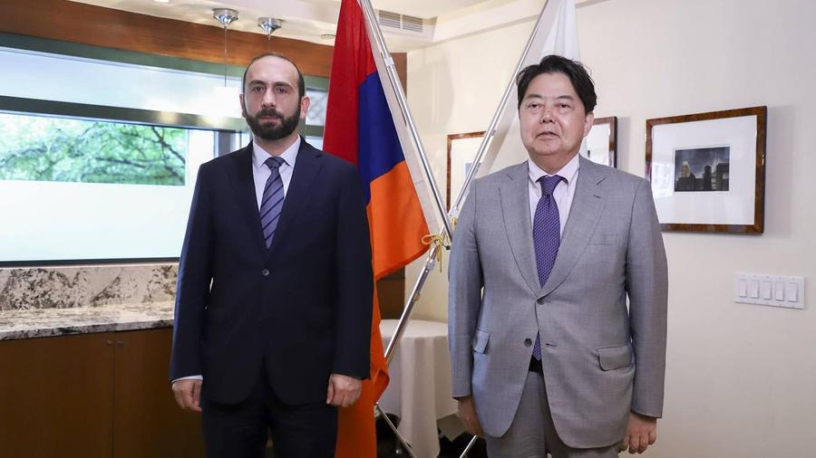 Ararat Mirzoyan presented the details of Azerbaijan's aggression to the Minister of Foreign Affairs of Japan