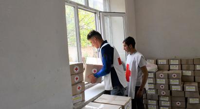 Հայկական Կարմիր խաչի ընկերությունն արձագանքում է ներքին տեղահանված անձանց մարդասիրական կարիքներին

