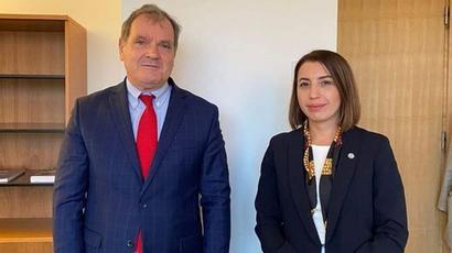 Кристине Григорян и исполнительный секретарь ЕКПП Режи Брийя провели встречу