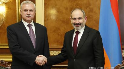 Nikol Pashinyan received CSTO Secretary General Stanislav Zas