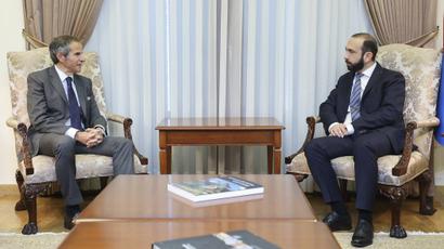 Арарат Мирзоян на встрече с гендиректором МАГАТЭ подчеркнул недопустимость озвученных угроз в адрес Армянской АЭС