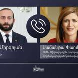On October 4, RA Foreign Minister Ararat Mirzoyan had a telephone conversation with Samantha Power, the manager of the US Agency for International Development (IDA). This was reported by the RA MFA. The Minister of Foreign Affairs of the Republic of Armenia and the Director of USAID exchanged ideas on the prospects of expanding the programs implemented by the Agency in Armenia. The possibilities of further strengthening of cooperation in the field of the fight against corruption were discussed.