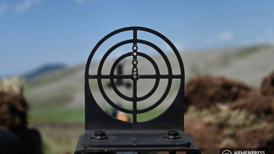 The Armed Forces of Azerbaijan fired mortars and large-caliber rifles at the Armenian positions