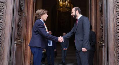 Հայաստանի ԱԳ նախարար Արարատ Միրզոյանի հանդիպումը Ֆրանսիայի ԱԳ նախարար Կատրին Կոլոննայի հետ