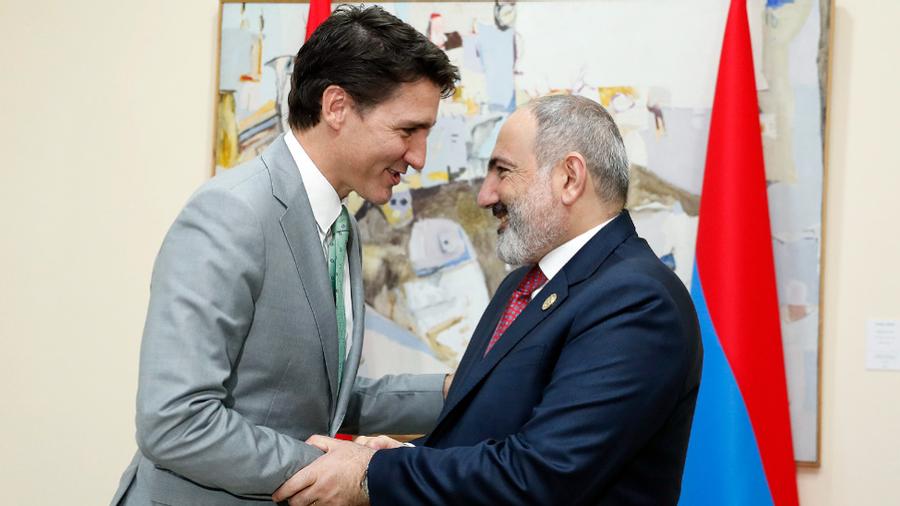 Nikol Pashinyan and Justin Trudeau discussed issues related to the further development of Armenian-Canadian relations