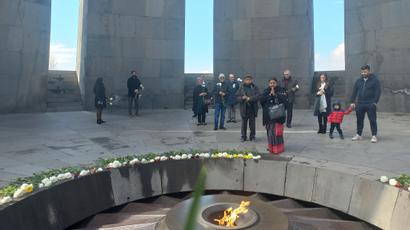 "Armenia-India. New incentives for thousand-year relations" conference participants visited the Armenian Genocide Memorial