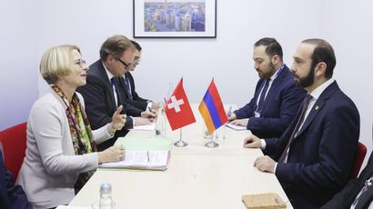 The meeting of the Minister of Foreign Affairs of Armenia with the Secretary of State of the Federal Department of Foreign Affairs of Switzerland