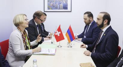 Հայաստանի ԱԳ նախարարի հանդիպումը Շվեյցարիայի արտաքին գործերի դաշնային դեպարտամենտի պետքարտուղարի հետ
