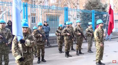 ԱԺԲ անդամները խորհրդանշական ակցիա իրականացրին ՄԱԿ-ի հայաստանյան գրասենյակի առջև