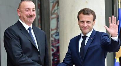 In a conversation with Macron, Aliyev stated that "Armenia still occupies 8 villages belonging to Azerbaijan"