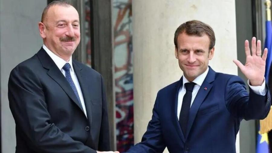 In a conversation with Macron, Aliyev stated that "Armenia still occupies 8 villages belonging to Azerbaijan"
