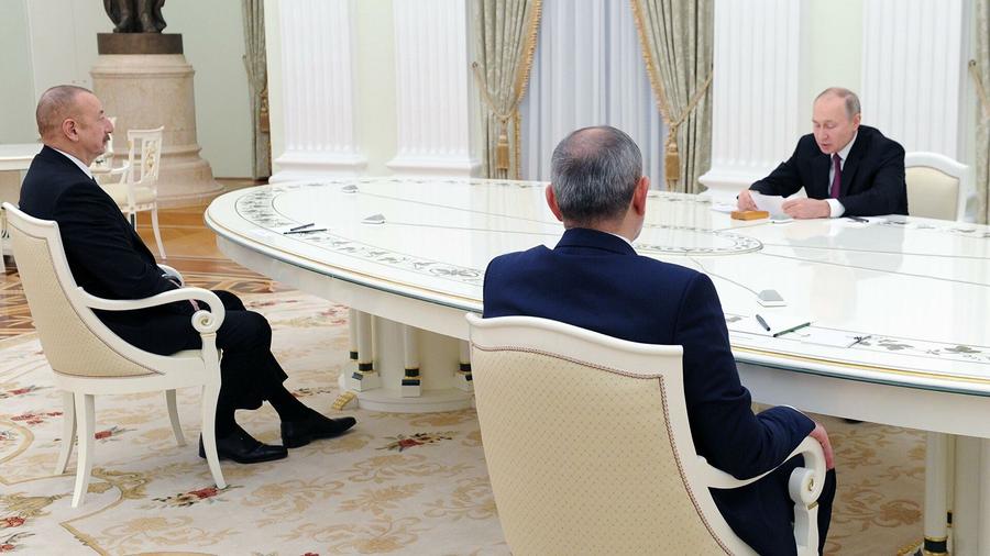 Putin informed that yesterday there was a tripartite conversation between the leaders of Armenia, Azerbaijan and Russia