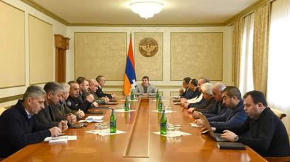 An extended session of the Security Council was held under the leadership of the Artsakh President Arayik Harutyunyan