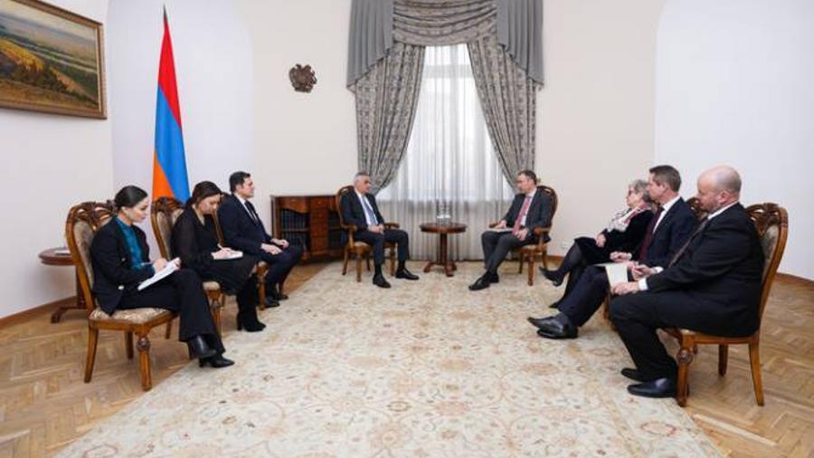 Mher Grigoryan received Toivo Klaar and presented the situation in Artsakh due to the closure of the Lachin Corridor