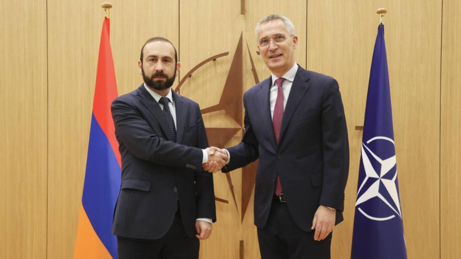 Ararat Mirzoyan presented to Jens Stoltenberg the humanitarian crisis created in Nagorno-Karabakh due to the illegal blocking of the Lachin Corridor