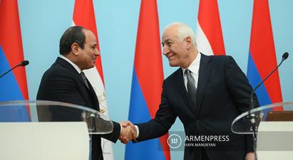 Հայաստանի և Եգիպտոսի նախագահները քննարկել են Հարավային Կովկասում ստեղծված իրավիճակը
 |armenpress.am|