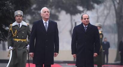 ՀՀ նախագահի նստավայրում տեղի է ունեցել Եգիպտոսի նախագահի դիմավորման արարողությունը |armenpress.am|