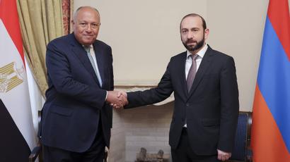 Mirzoyan presented the situation in Nagorno-Karabakh to the Egyptian Foreign Minister