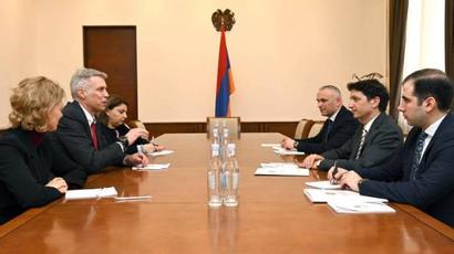 The RA Minister of Finance received Sebastian Molyneux