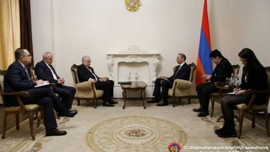 Armen Grigoryan and Igor Khovaev discussed the blockade of the Lachin Corridor by Azerbaijan and the resulting humanitarian crisis