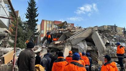 Armenian rescuers continue their work in the areas affected by the devastating earthquake in Syria and Turkey