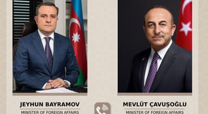 Հեռախոսազրույց են ունեցել Ադրբեջանի ու Թուրքիայի ԱԳ նախարները 