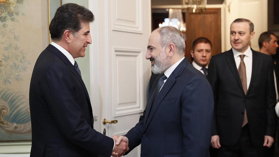 Armenian PM meets with the President of Iraqi Kurdistan