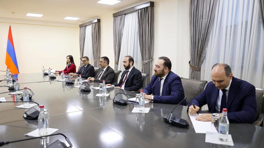 The meeting of Deputy Foreign Minister of Armenia Paruyr Hovhannisyan with the delegation headed by Stefano Tomat