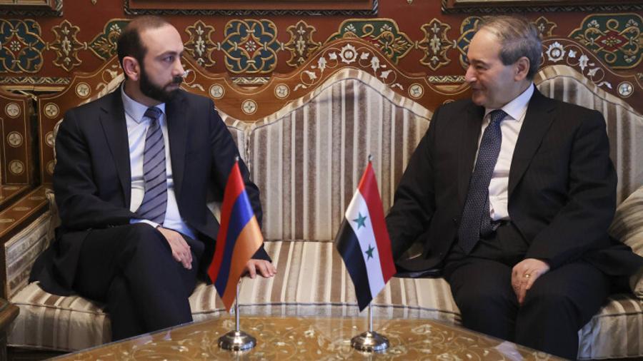 The meeting of the Foreign Ministers of Armenia and Syria
