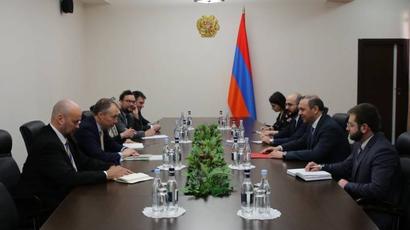 Armen Grigoryan and Toivo Klaar discussed the implementation of the agreements reached in Brussels 