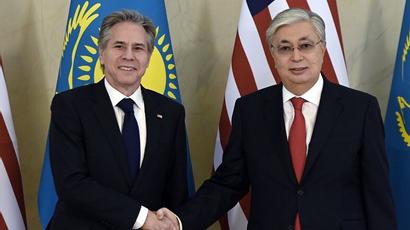 Բլինքենն Աստանայում հանդիպել է Ղազախստանի նախագահի և արտգործնախարարի հետ |1lurer.am|