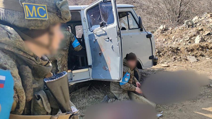 Russian Defense Ministry confirms the Azerbaijani sabotage attack on the police car in Artsakh |1lurer.am|