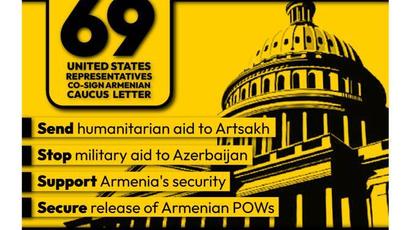 Ներկայացուցիչների պալատի շուրջ 7 տասնյակ անդամներ կոչ են արել դադարեցնել Ադրբեջանին ռազմական օգնությունը |armenpress.am|