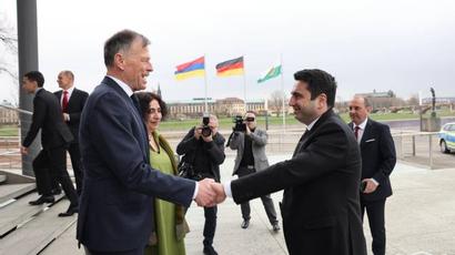 During his visit to Germany, the Speaker of the National Assembly raised the need for sanctions against Azerbaijan