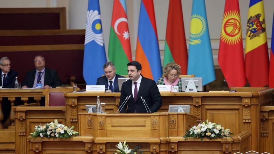 Ջնջելով հայկական տառերը՝ Ադրբեջանը չի կարող փոխել պատմությունը. Ալեն Սիմոնյանի ելույթն ԱՊՀ ՄԽՎ լիագումար նիստում
